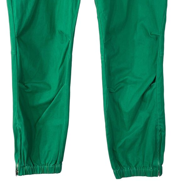 INC International Concepts SZ 6 Straight Leg Crop Jeans Mid-Rise Zip Ankle Green - Picture 3 of 12